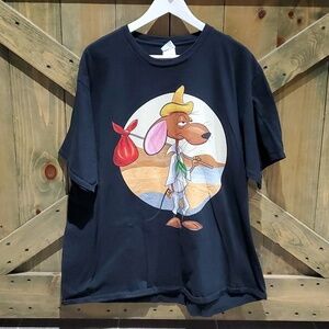 MENS SLOWPOKE RODRIGUEZ BLACK TEE SIZE 3XL MEXICAN MOUSE CARTOON SHIRT